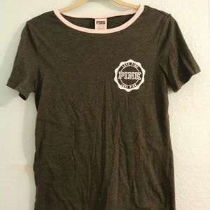 Green Victoria Secret PINK shirt